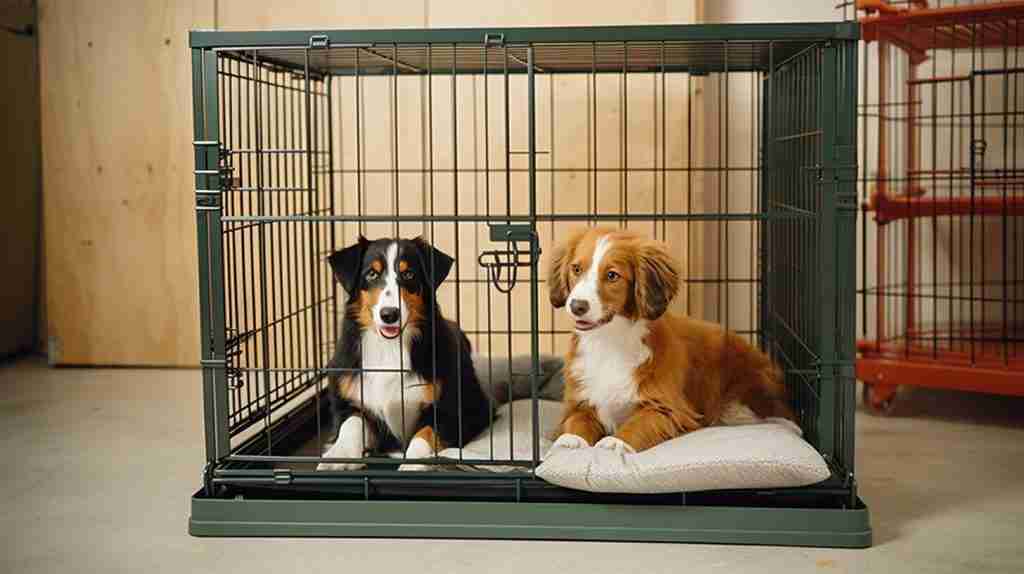 crate vs puppy pen comparison image