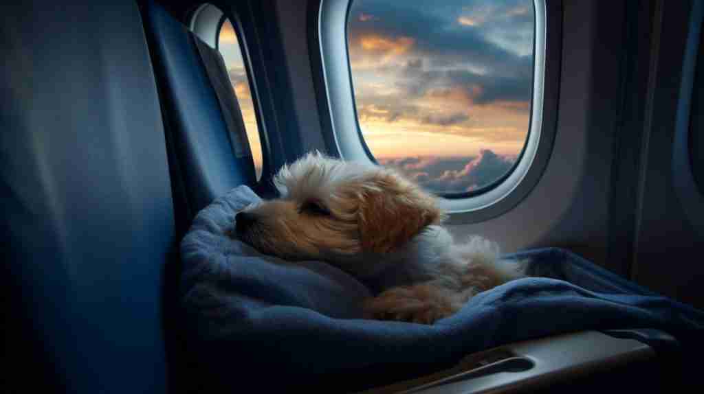plane travel with dog