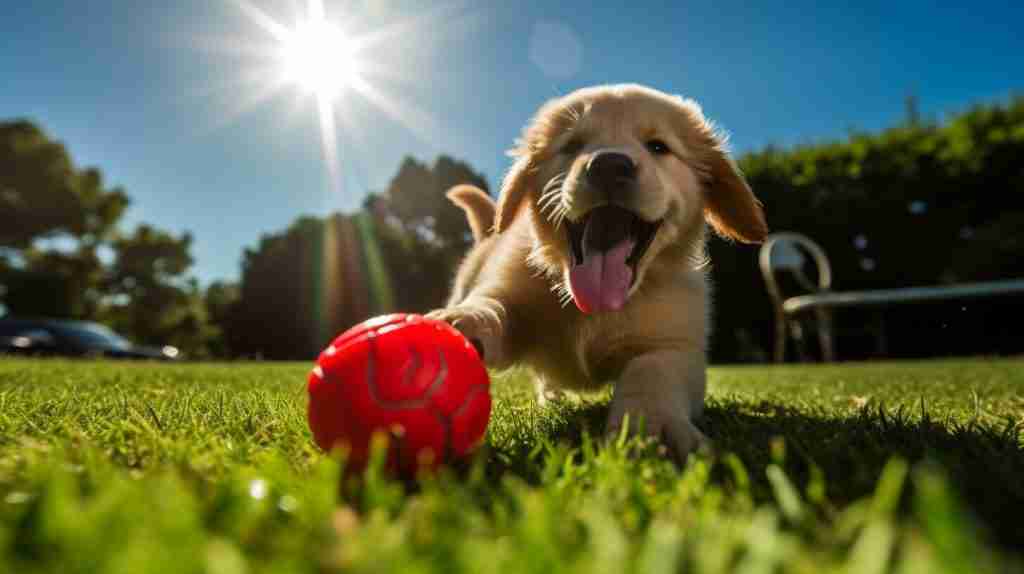 puppy playing with kong toy puppy playing with kong toy